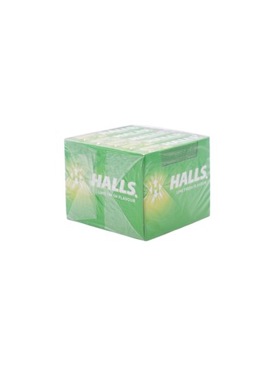 32651 - Halls Lime Fresh Flavour 20ct/9Pc - Box:  - Loc: N1