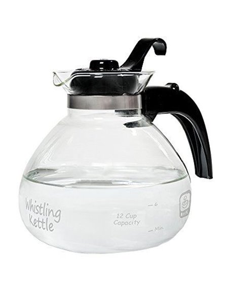 9932 - Uniware Stove Safe Glass Kettle - 1600ml - Box:  - Loc: J10