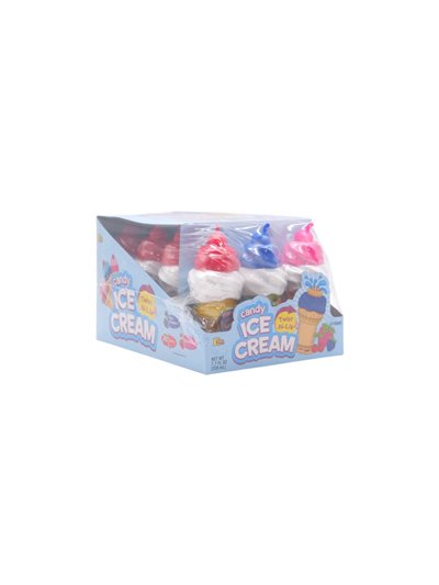 32685 - Ice Cream Twist-N-Lik (Cherry, Blue Raspberry, Strawberry) Candy - 12 Count - Box:  - Loc: L7