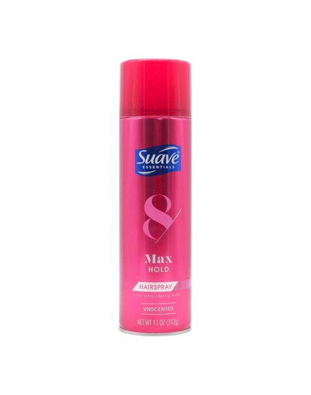 32731 - Suave Max Hold Hair Spray. Unscented Scent - 11 oz. - Box:  - Loc: K9