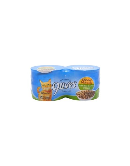 32774 - 9Lives  Tender Morsels Chicken In Gravy - 5.5 oz - (Case Of 24) - Box:  - Loc: 