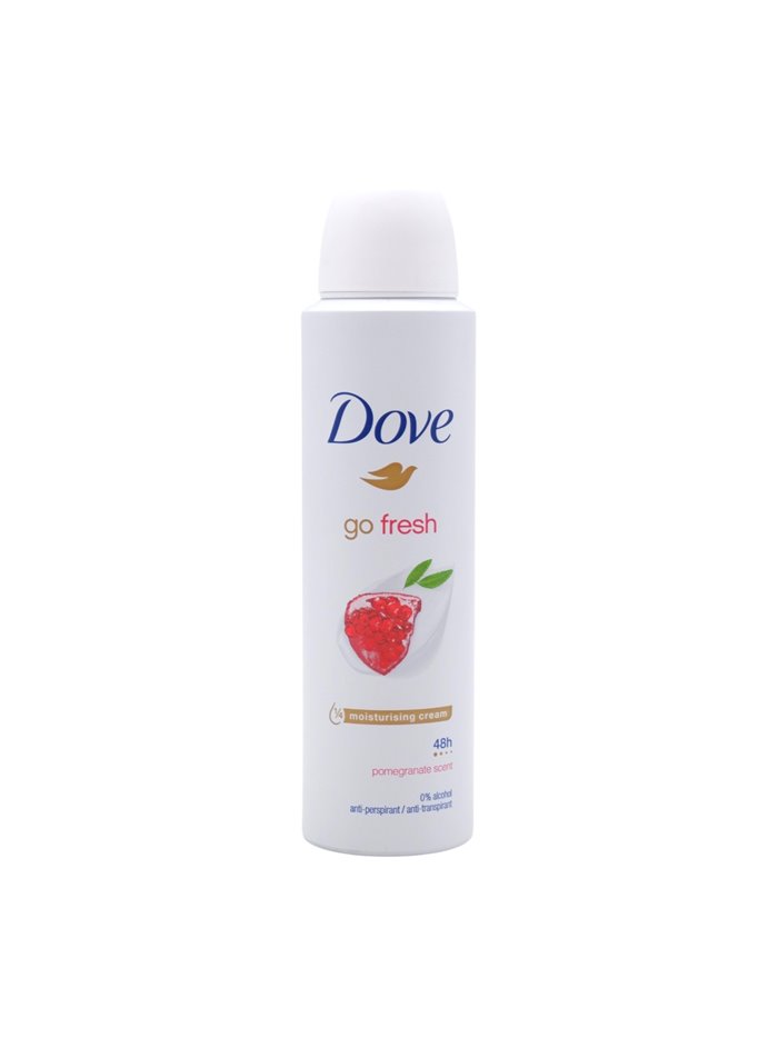 32795 - Dove Deodorant Spray, Go Fresh Pomegranate - 150ml - Box:  - Loc: K8