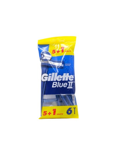 32797 - Gillette Blue II - 5+1 Pack - Box:  - Loc: 31M