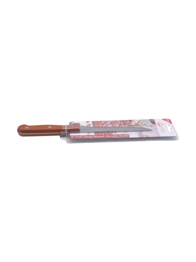 32836 - Uniware Full Tang Wood Handle Knife 6" - Box:  - Loc: J9