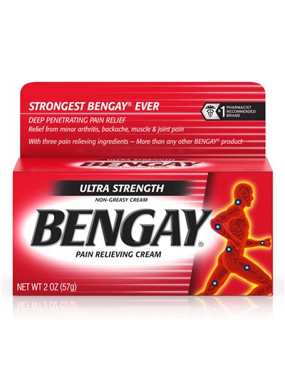 10082 - Bengay Ultra Strength (Red) - 2 oz. - Box:  - Loc: N0