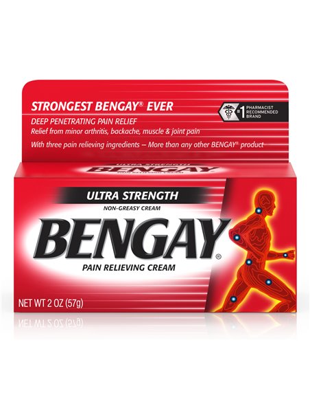 10082 - Bengay Ultra Strength (Red) - 2 oz. - Box:  - Loc: N0