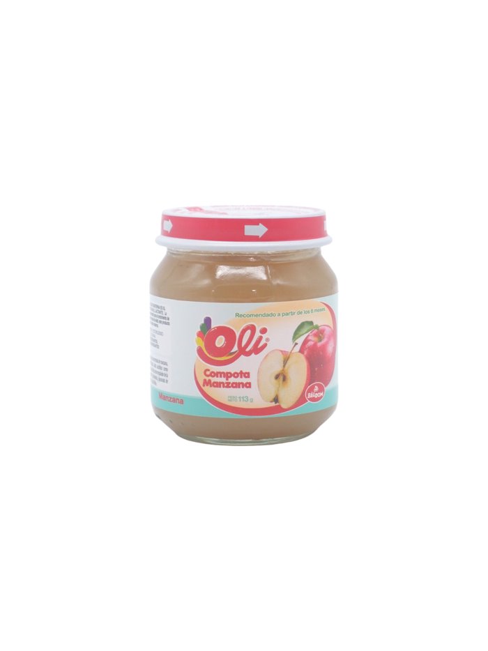 32878 - Oli  Compota Apple -  113grs ( Case Of 24)
Crysthal Jar - Box:  - Loc: 