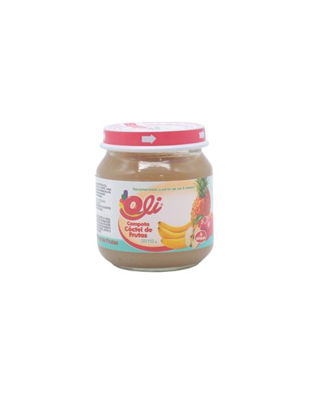 32881 - Oli  Compota Coctel Frutas  -  113grs ( Case Of 24)
Crysthal Jar - Box:  - Loc: 