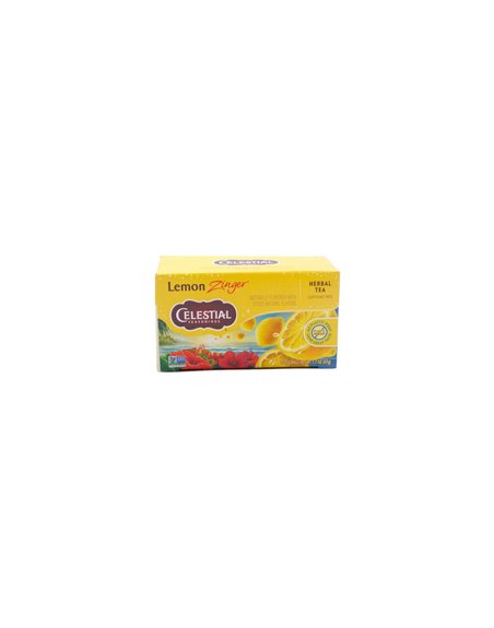 32899 - Celestial Lemon Zinger Tea - 20ct. (Case of 6) - Box:  - Loc: R7