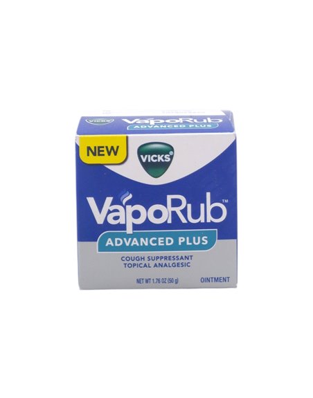 33007 - Vicks VapoRub Ointment. Advance Plus - 1.76 oz. ( 50g ) - Box:  - Loc: J0