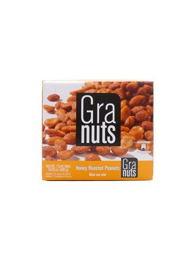 33020 - Granust. Roasted Peanuts - 12ct/1.41oz. (Case Of 48) - Box:  - Loc: Q1