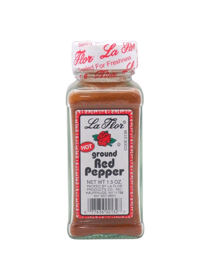 33072 - La Flor Ground Hot Red Pepper, 1.5 oz. - (Pack of 12) - Box:  - Loc: R10