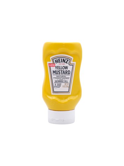 33121 - Heinz Yellow Mustard - 8oz. (Case of 12) - Box:  - Loc: G10
