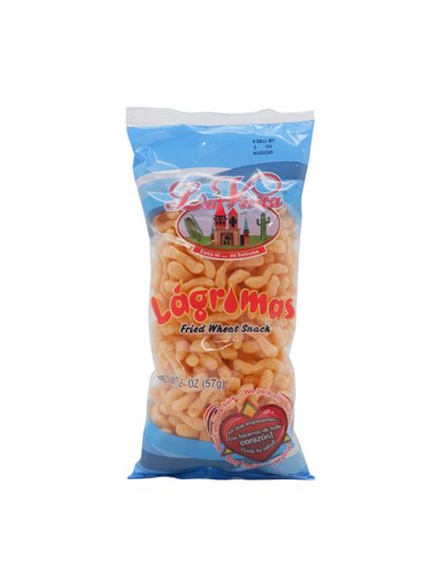 33124 - La Visita Lagrimas Fried Wheet Snack.  - 2oz - Box:  - Loc: 