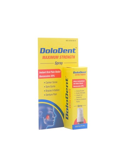 33132 - DoloDent Maximum Strength (Spray) - 15ml (0.5oz) - Box:  - Loc: 