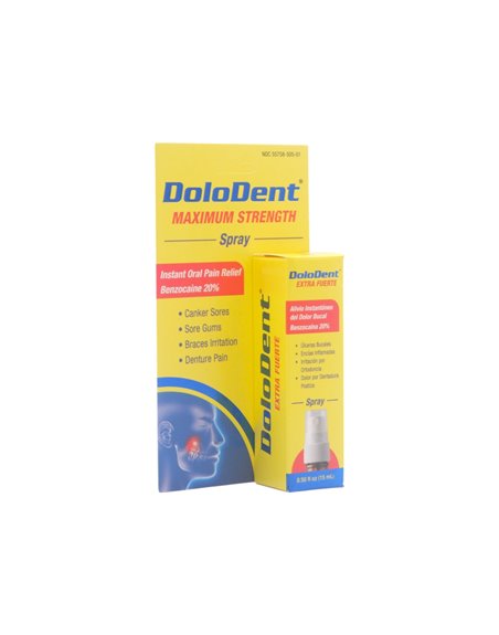 33132 - DoloDent Maximum Strength (Spray) - 15ml (0.5oz) - Box:  - Loc: 