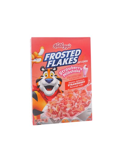 33212 - Kelloggs' Frosted Flakes Strawberry Milkshape- 12 / 11.6 oz (Case of 12) - Box:  - Loc: E2