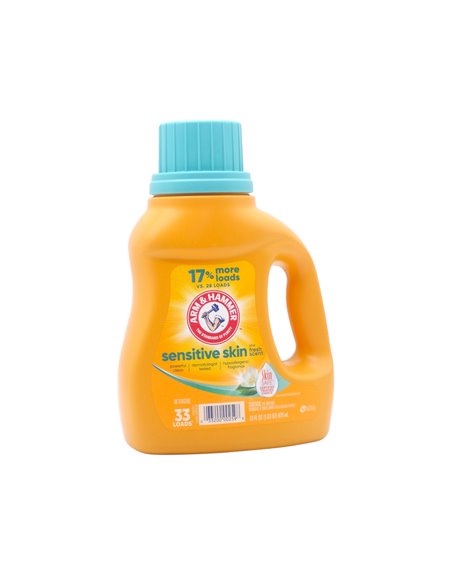 33232 - Arm & Hammer Laundry Detergent - Sensitive Plus scent 33 fl. oz.                                                        