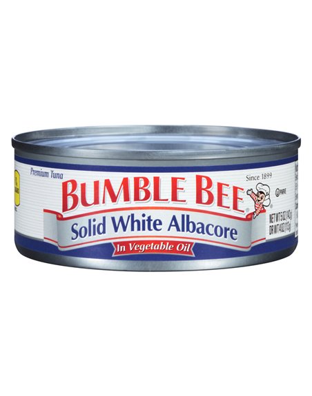 10370 - Bumble Bee Solid White Tuna in Oil - 5 oz (Case of 48) - Box:  - Loc: H4H5