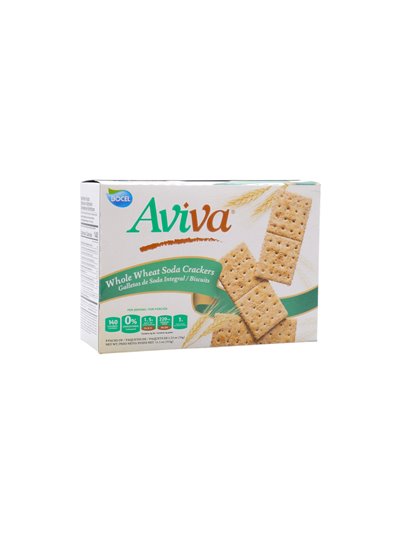 33267 - Aviva Soda Crackers Whole Wheat -  11.1oz - Box:  - Loc: 