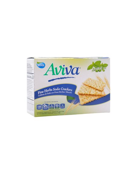 33270 - Aviva Soda Crackers Fine Herbs-  12.69oz - Box:  - Loc: 