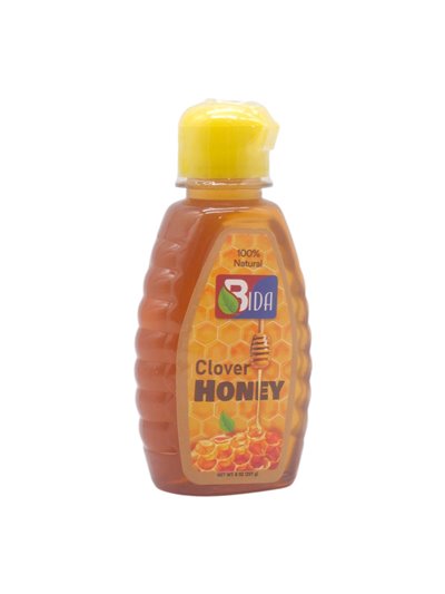 33314 - Bida Clover Honey - 8oz. (Case of 24) - Box:  - Loc: M1