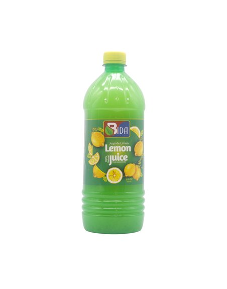 33318 - Bida 100% Nanutal Lemon Juice - 32 fl. oz. (Case of 12) - Box:  - Loc: R11