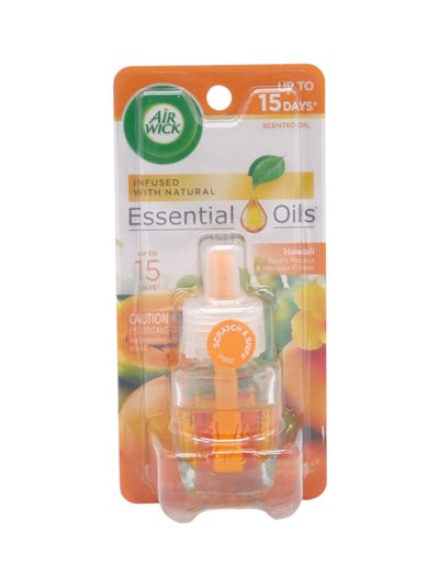 33366 - Air Wick Scented Oil Refill, Hawaii Papaya - 1ct-8ml. (Case of 16) - Box:  - Loc: 