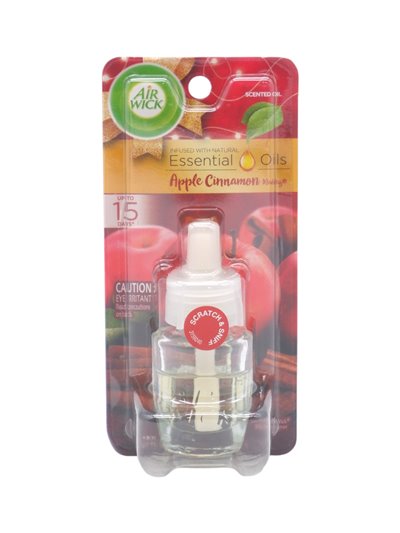 33367 - Air Wick Scented Oil Refill, Apple Cinnamon - 1ct-8ml. (Case of 16) - Box:  - Loc: 