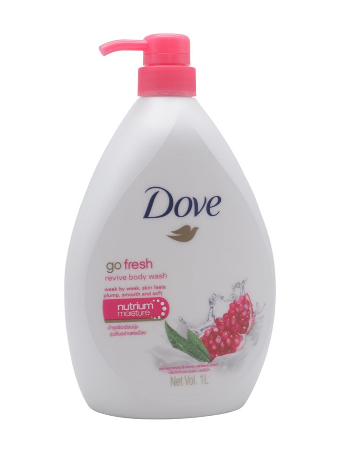 33375 - Dove Body Wash Pomagranate & Lemon With Pump - 33.8 fl. oz. (Case of 12) - Box:  - Loc: I1