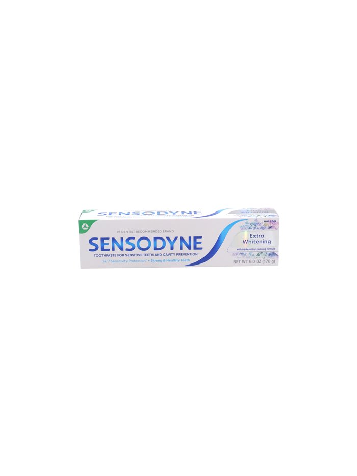 33377 - Sensodyne Toothpaste, Extra Whitening - 6.0 oz. - Box:  - Loc: J1