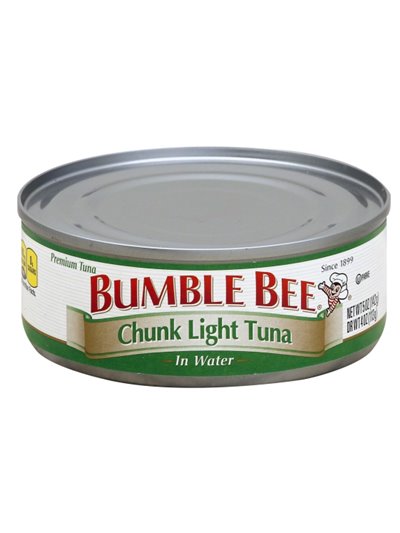 10543 - Bumble Bee Chunk Light Tuna in Water - 5oz (Case of 48) - Box:  - Loc: M4
