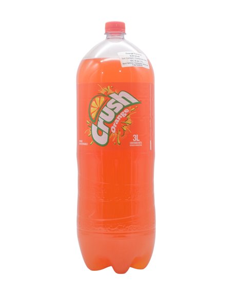 33414 - Crush. Orange - 3L. (Case of 6) - Box:  - Loc: E8