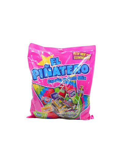 33422 - El Pinatero. Candy & Gum Mix. - 4lb/6ct. (Case of 6) - Box:  - Loc: M8