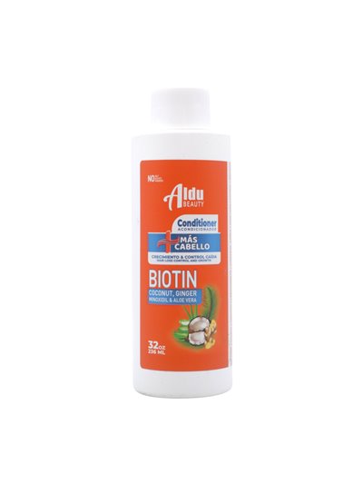 33473 - Aldu Biotin Conditioner (Ginger, Coconut, Aloe Vera, and Minoxidil) - 32 fl. oz. (Case of 12) - Box:  - Loc: I2