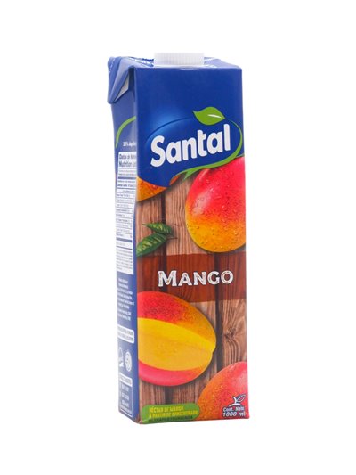 33487 - Santal Mango Juice - 1 Lt. (Pack of 12) - Box:  - Loc: F1