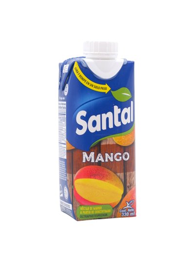 33492 - Santal Juice Mango - 330ml (Pack of 18) - Box:  - Loc: F2