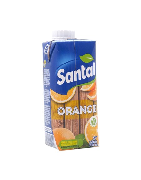 33493 - Santal Juice Orange - 330ml (Pack of 18) - Box:  - Loc: F2