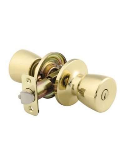 10622 - Keyed Entry Door Lock-Polished Brass ( DR-AEN515PB ) - Box:  - Loc: A1