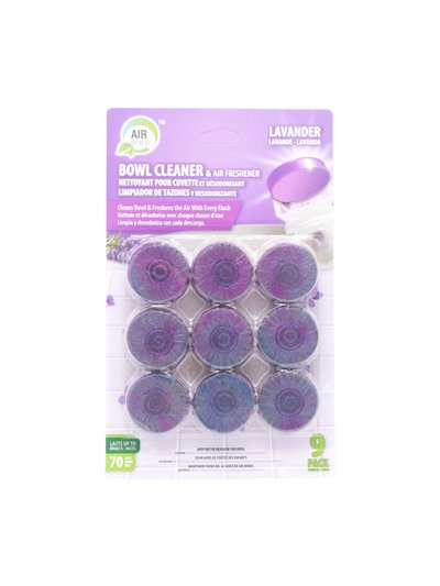33542 - Air Fusion Bowl Cleaner & Air Freshener, Lavender - Pack of 9. (Case of 12) - Box:  - Loc: A2