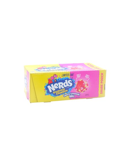 33568 - Nerds Gummy Clusters. Cherry Lemonade Blitz - 3 fl. oz. (12 Pkg) - Box:  - Loc: L10