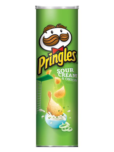 10826 - Pringles Sour Cream & Onion - 5.5 oz. (14 Pack) - Box:  - Loc: N4