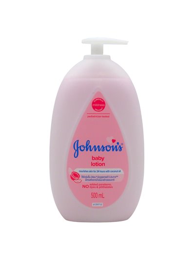 33627 - Johnson's Baby Lotion W/ Pump - 500ml. (Case Of 12) - Box:  - Loc: J1