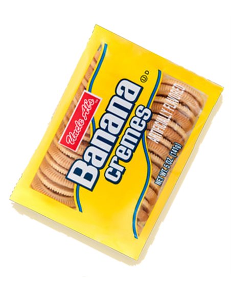 10880 - Cookies, Banana Cremes - 5 oz. (Case of 12) - Box:  - Loc: F8