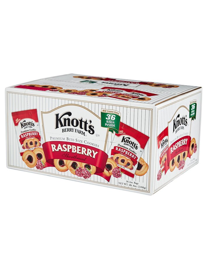 10913 - Knott's Raspberry Shortbread - 36 Pack - Box:  - Loc: N4