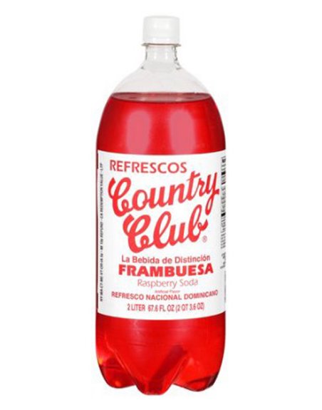 10973 - Country Club Frambuesa - 2 Lt (8 Pack) - Box:  - Loc: E9