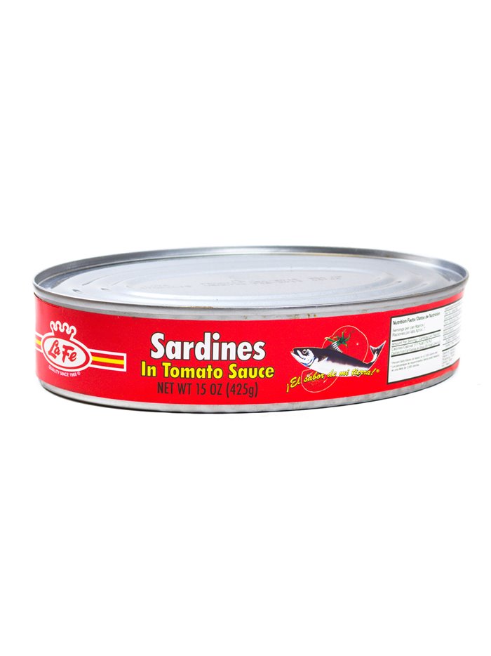 10997 - Sardines in Tomato Sauce - 15 oz. - Box:  - Loc: H7