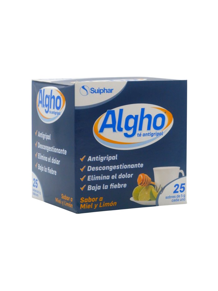 33808 - Algho Te Antigripal (Blue. Limon y Miel. - 25ct - Box:  - Loc: K3