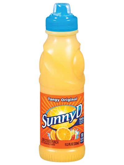 11279 - Sunny D Tangy Original - 11.3 fl. oz. (24 Pack) - Box:  - Loc: F1