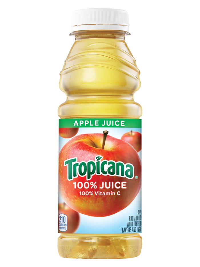 11379 - Tropicana Juice Apple, 16 fl. oz. - 12 Pack - Box:  - Loc: D5